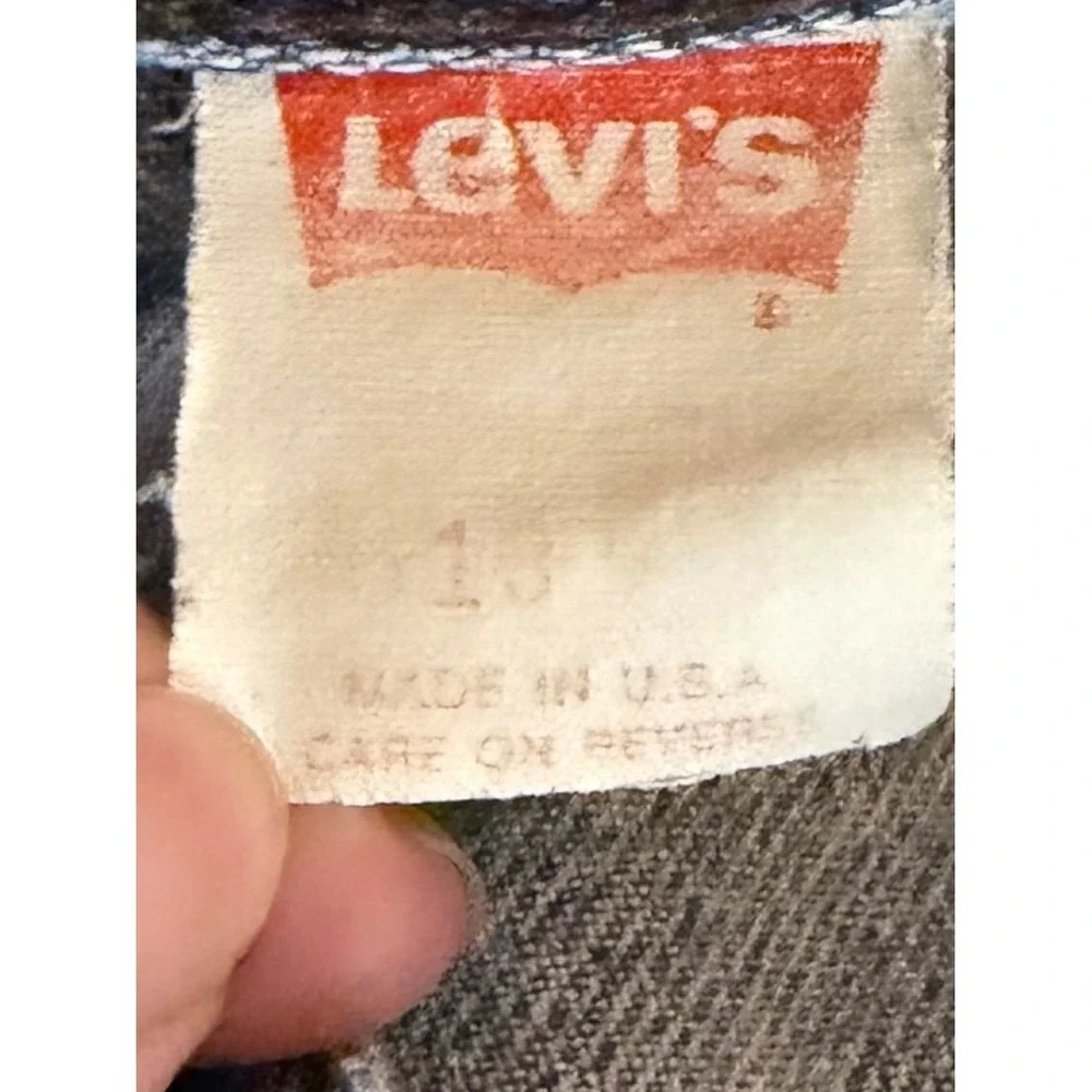 Vintage Levi's Jeans White Tab Men 26x29 Light Wash Tapered USA 90s‎ Rare READ